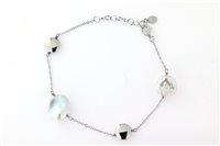 Pulsera Forever Gioielli Mujer Bracciale Perle in Plata Perla FGBR00033 - FGBR00033